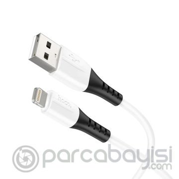 HOCO X82 iPhone Lightning to USB 2.4A Silikon Data ve Şarj Kablosu