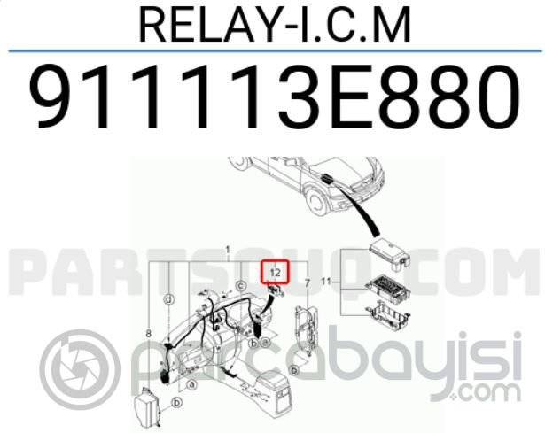 Sorento Icm Role Orjinal | 911113E880