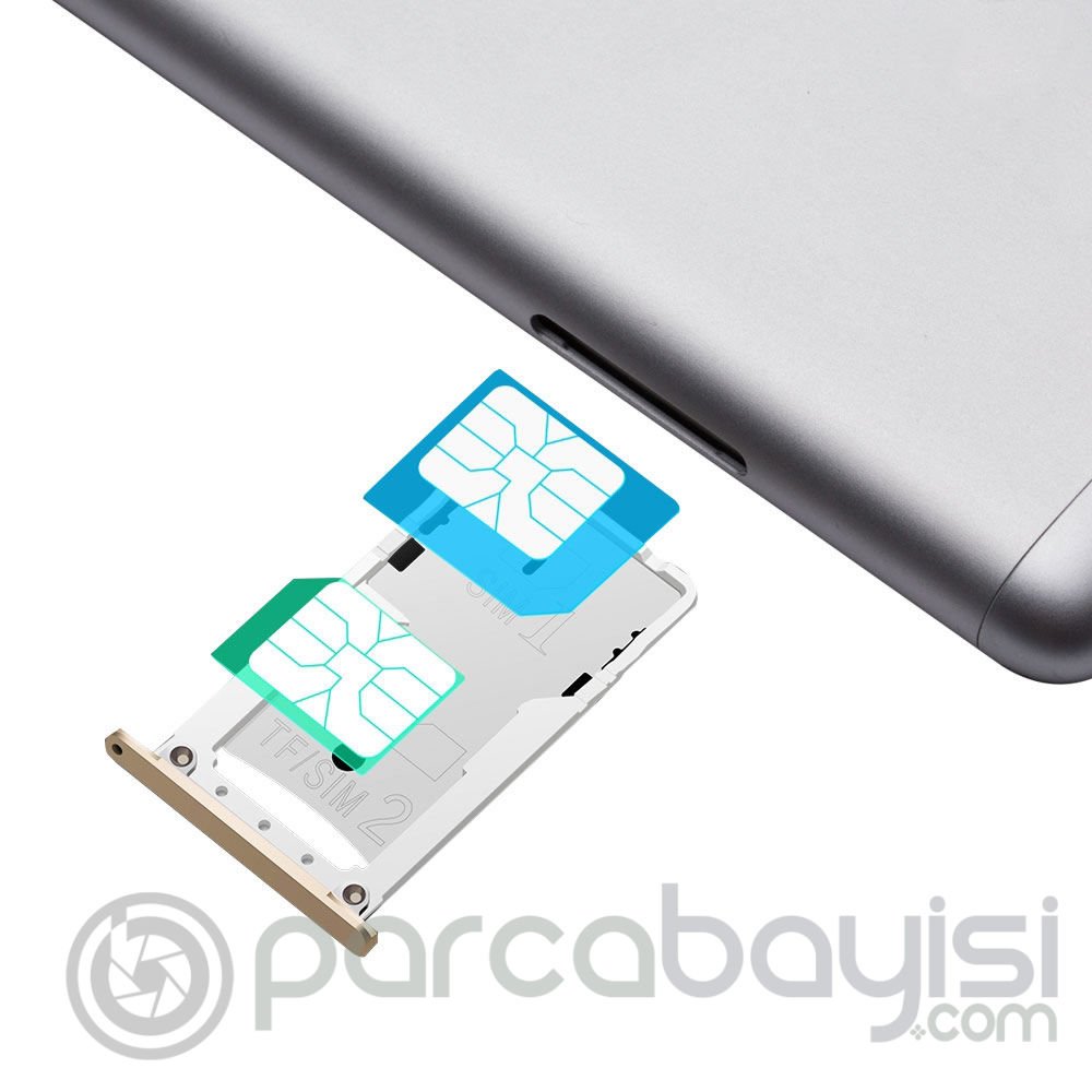 Xiaomı Redmi 3 Sim Kart Hafıza Kart Kapağı