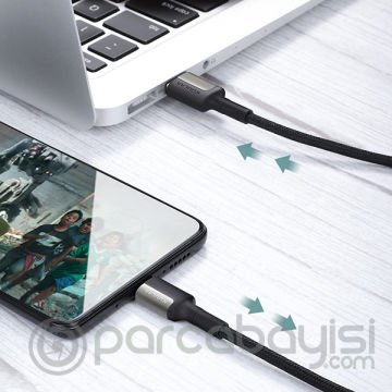 KUULAA USB-Type C Huawei P20,P30 Mate 20 pro 20 lite Supercharge Hızlı Şarj Kablosu