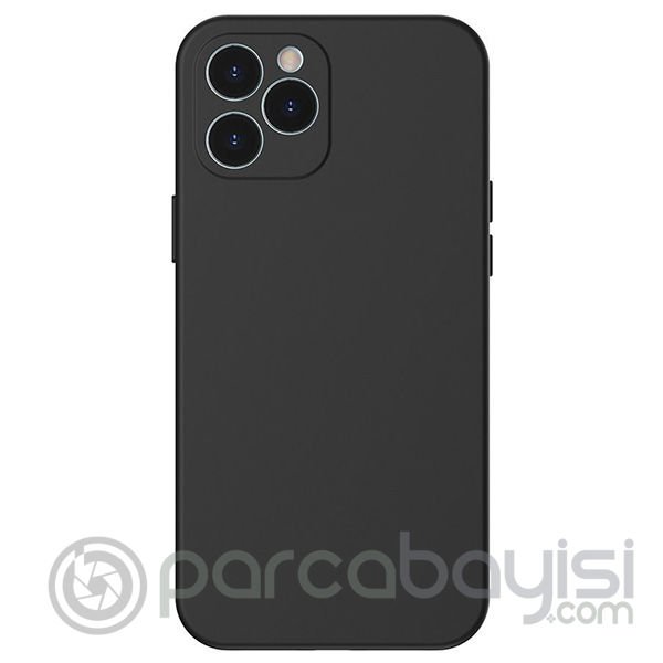 Baseus Liquid Silica Gel iPhone 12 Pro Max 6.7 Kılıf Ultra Koruma Silikon Kılıf