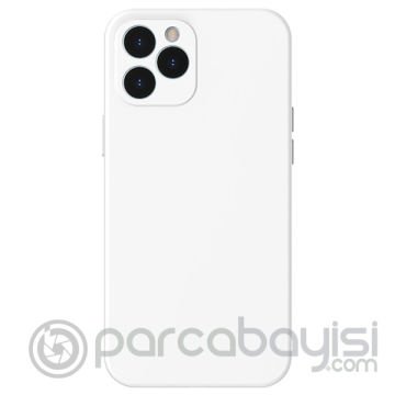 Baseus Liquid Silica Gel iPhone 12 Pro Max 6.7 Kılıf Ultra Koruma Silikon Kılıf