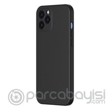 Baseus Liquid Silica Gel iPhone 12 Pro Max 6.7 Kılıf Ultra Koruma Silikon Kılıf