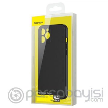 Baseus Liquid Silica Gel iPhone 12 Pro Max 6.7 Kılıf Ultra Koruma Silikon Kılıf