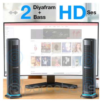 ALLY MC F3 Pro 1+1 Bluetoothlu ve Kablolu Soundbar Masaüstü Hoparlör