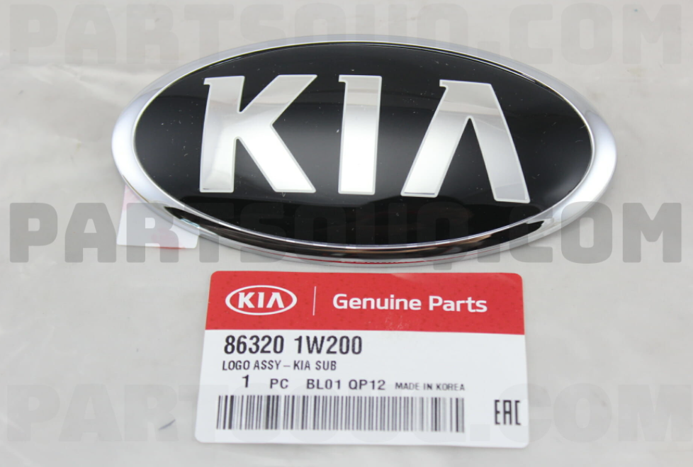 Kia Rio Arka Amblem Kia Orjinal | 863201W200