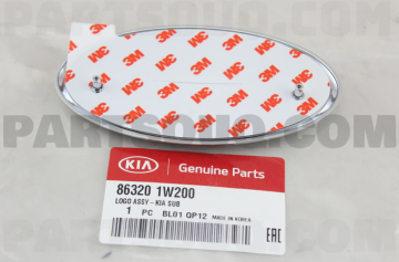 Kia Rio Arka Amblem Kia Orjinal | 863201W200