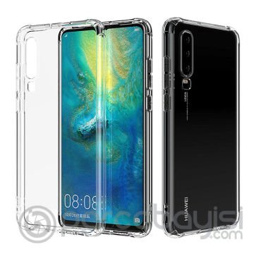 Huawei P30 Anti-Drop Darbe Emici Şeffaf Silikon Kılıf