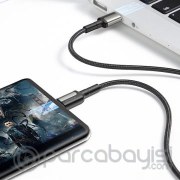 KUULAA Type C Type-C PD 60W QC4.0 Hızlı Şarj ve Data Kablosu 2Metre