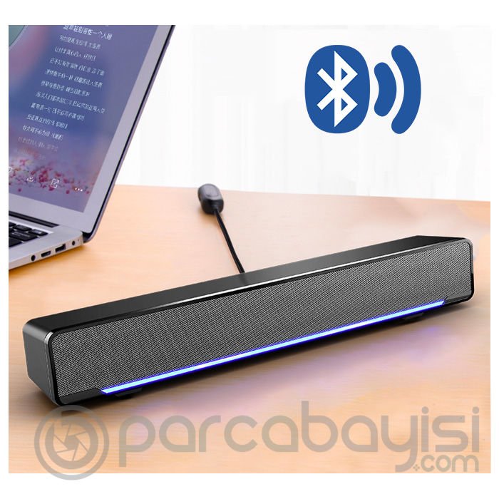 ALLY MC196 Kablolu ve Bluetoothlu Soundbar Masaüstü Bilgisayar Hoparlörü