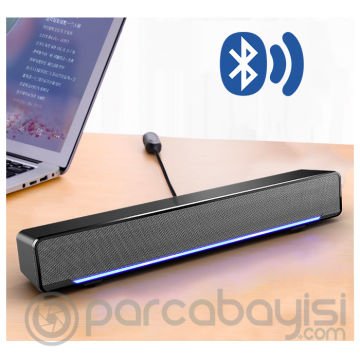 ALLY MC196 Kablolu ve Bluetoothlu Soundbar Masaüstü Bilgisayar Hoparlörü