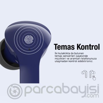 ACEFAST T6 Dijital Göstergeli Bluetooth 5.0 TWS Kablosuz Kulakiçi Kulaklık