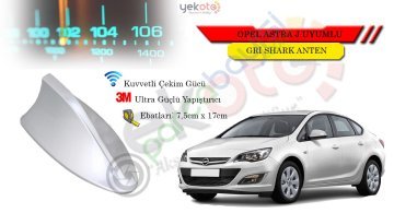 Opel Astra J Uyumlu Gri Shark Anten Köpek Balığı Anten