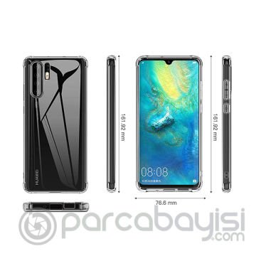 Huawei P30 Pro Anti-Drop Darbe Emici Silikon Kılıf