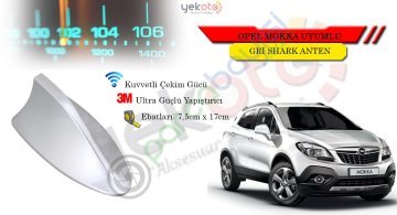 Opel Mokka Uyumlu Gri Shark Anten Köpek Balığı Anten