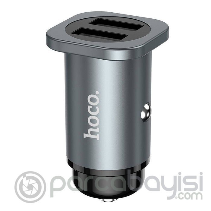 HOCO NZ4 Çift USB 24W Hızlı Şarj Araç Çakmaklık Şarj Adaptörü Oto Şarj Başlığı