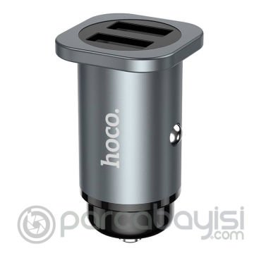 HOCO NZ4 Çift USB 24W Hızlı Şarj Araç Çakmaklık Şarj Adaptörü Oto Şarj Başlığı