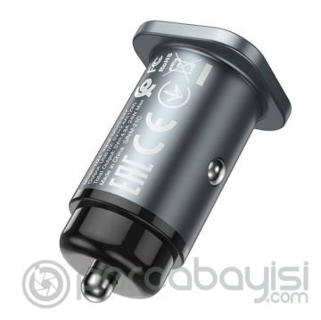 HOCO NZ4 Çift USB 24W Hızlı Şarj Araç Çakmaklık Şarj Adaptörü Oto Şarj Başlığı