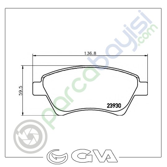 Renault Megane Ön Balata Seti 2002 Sonrası 7701208122-7701207672