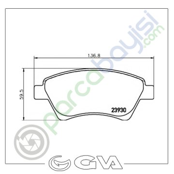 Renault Megane Ön Balata Seti 2002 Sonrası 7701208122-7701207672