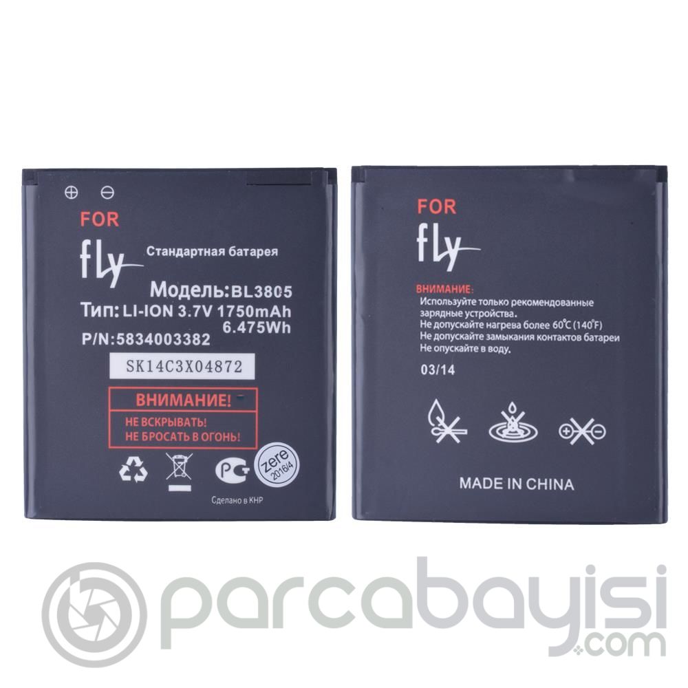 Fly Bl3805 İq4402 İq4404 1750mah Mah Pil Batarya