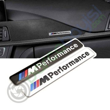 M Performance 3D Amblem Logo Orjinal Style Siyah
