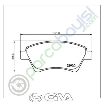 Renault Scenic Ön Balata Seti 2005 Sonrası 7701208122-7701207672