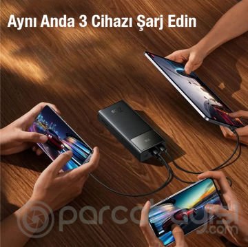 Baseus Star-Lord Digital Display 30000mAh 22.5W Hızlı Şarj Powerbank Taşınabilir Hızlı Şarj Cihazı