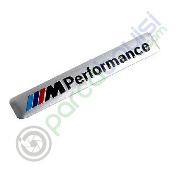 M Performance 3D Amblem Logo Orjinal Style Gri