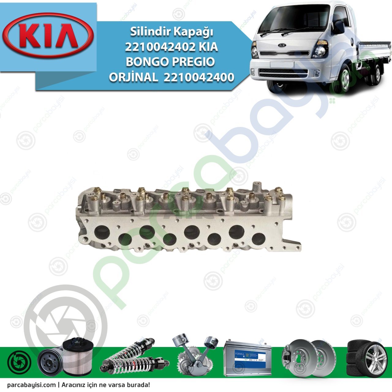Silindir Kapağı 2210042402 Kia Bongo Pregıo Orjinal | 2210042400