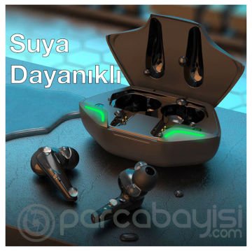 XMOWİ T3 RGB Tws Bluetooth Oyuncu Kulaklığı 65ms BT 5.0