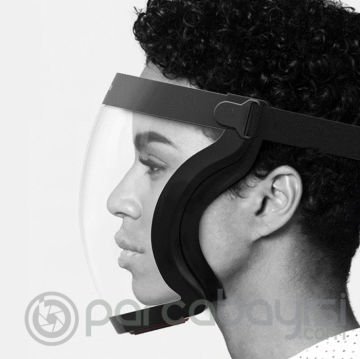 Ally Anti-Sis Toz Geçirmez Şeffaf Koruyucu Maske
