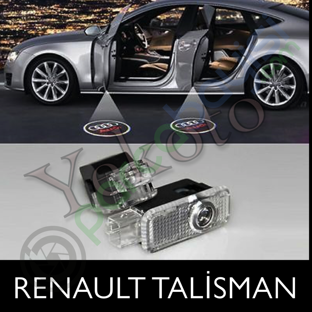 Renault Talisman Araca Özel Kapı Logo Aydınlatma