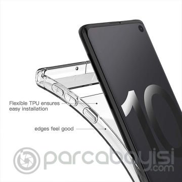 Ally Sm Galaxy S10+ Plus Anti-Drop Darbe Emici Silikon Kılıf