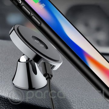 ALLY F608 Wireless Şarj 360 Derece Donerli Araç Telefon Tutucu