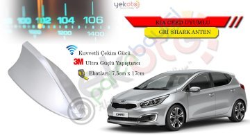 Kia Ceed Uyumlu Gri Shark Anten Köpek Balığı Anten