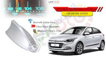 Hyundai İ20 2008-2014 Arası Uyumlu Gri Shark Anten Köpek Balığı Anten