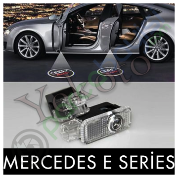 Mercedes E Series Araca Özel Kapı Logo Aydınlatma