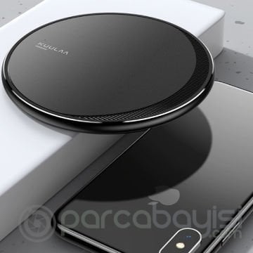 KUULAA 10W Qi Kablosuz Wireless Şarj Cihazı İPhone 11 Pro 8 X XR XS Max