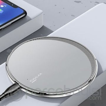 KUULAA 10W Qi Kablosuz Wireless Şarj Cihazı İPhone 11 Pro 8 X XR XS Max