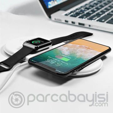 Air Power 3in1 Wireless Kablosuz Şarj iPhone+iWatch+AirPods