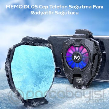 MEMO DL05 Cep Telefon Soğutma Fanı Radyatör Soğutucu