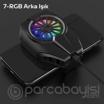 MEMO DL06 RGB Led Cep Telefon Soğutma Fanı Radyatör Soğutucu