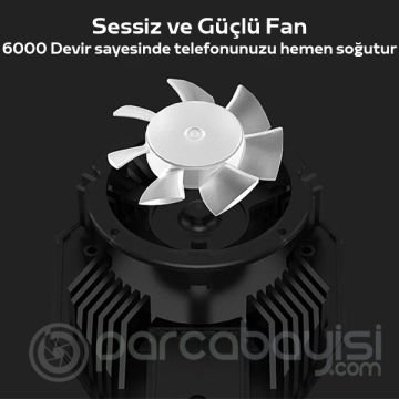 MEMO DL06 RGB Led Cep Telefon Soğutma Fanı Radyatör Soğutucu