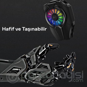 MEMO DL06 RGB Led Cep Telefon Soğutma Fanı Radyatör Soğutucu