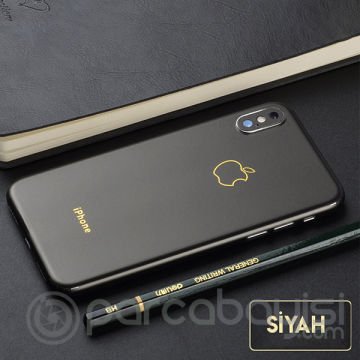 İphone X Xs Gold Logolu Yazılı Sticker Kaplama