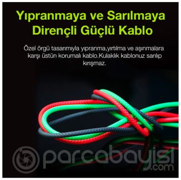 Xmowi VX2 Gaming 3.5MM Kulak İçi Mikrofonlu Oyuncu Kulaklığı Gurultu Engelleyici