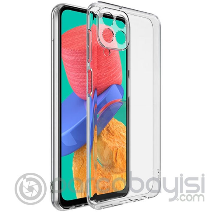 Ally SM Galaxy M33 5G (SM-M336B) Kılıf Kamera Korumalı Ultra İnce Şeffaf Kılıf