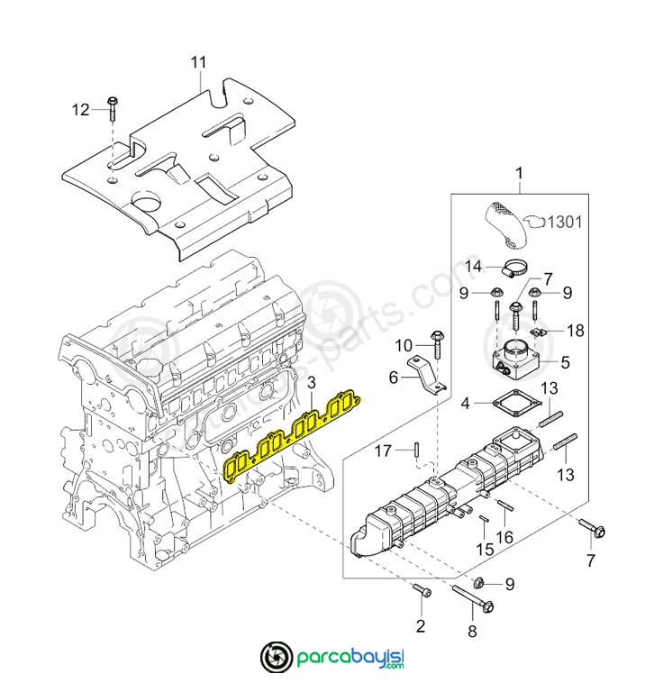 Emme Manifold Conta Orjinal | 283554X100