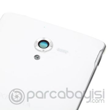 Sony Xperia Zl L35h Arka,Pil Kapak Beyaz